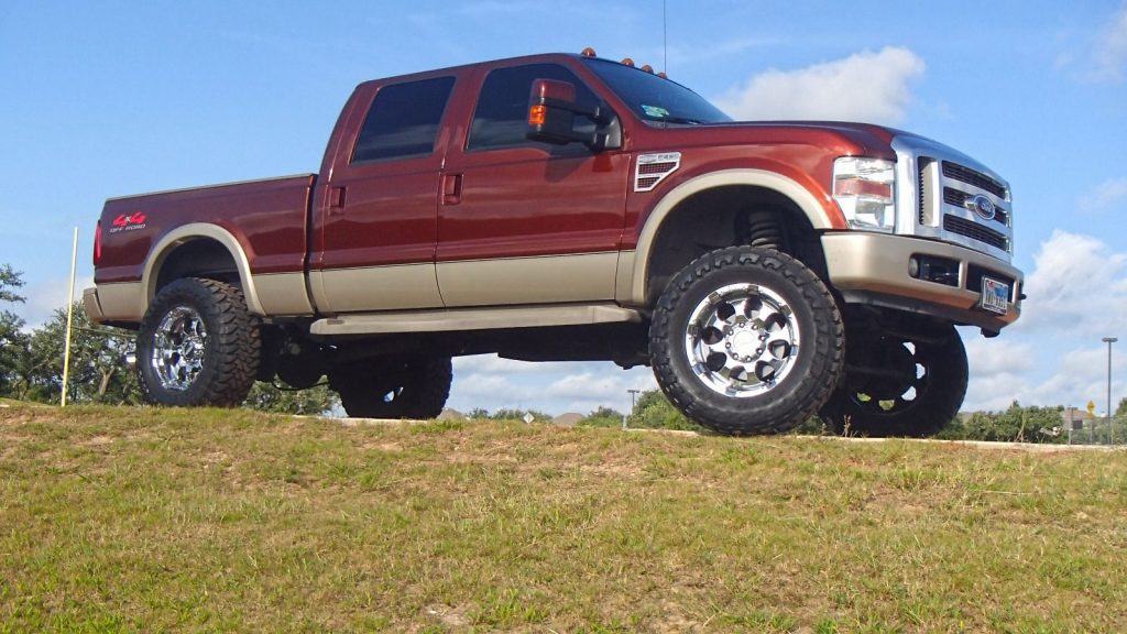 Tricked out 2008 Ford F 250 King Ranch Crew Cab