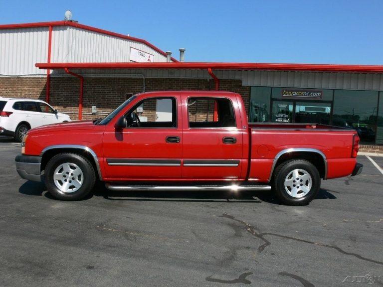 Decent mileage 2005 Chevrolet Silverado 1500 LT Crew Cab @ Crew cabs ...