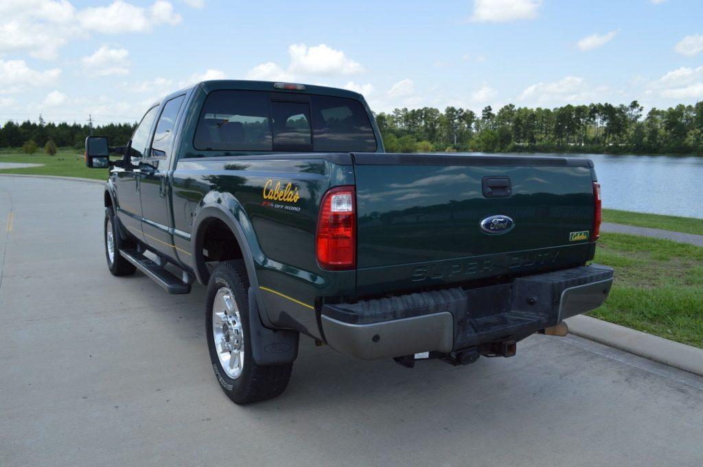 well loaded 2009 Ford F 350 Cabelas crew cab
