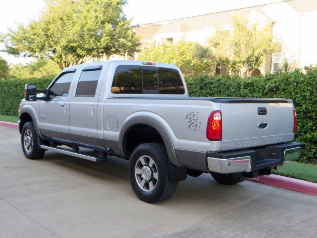 completely stock 2011 Ford F 350 4×4 6.7L lariat crew cab