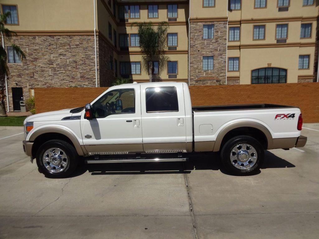 loaded 2012 Ford F 250 King Ranch crew cab