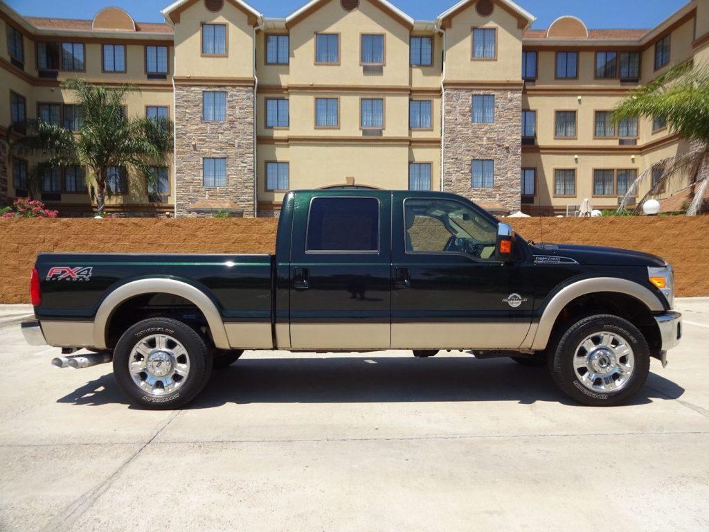 well equipped 2012 Ford F 250 Lariat crew cab