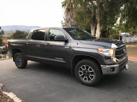 very low miles 2015 Toyota Tundra TRD crew cab for sale