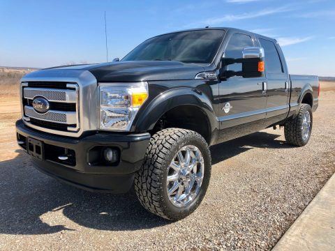 Loaded with every option 2015 Ford F 250 Platinum Crew Cab for sale