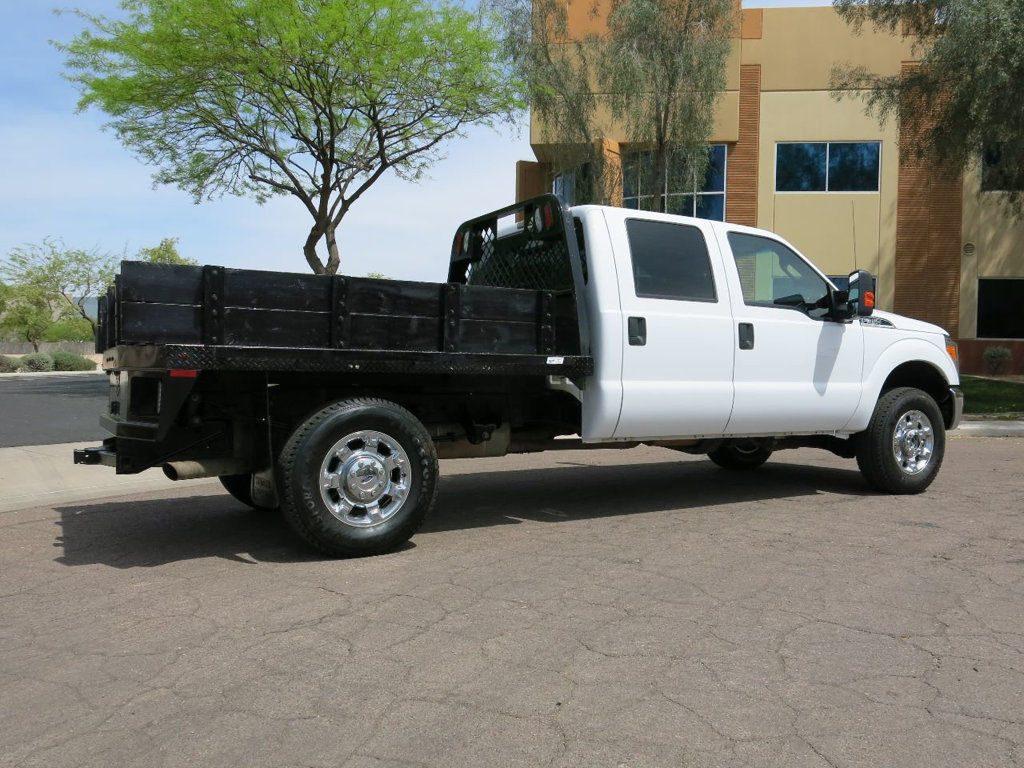 well equipped 2015 Ford F 350 4 Wheel Drive Crew Cab Flat Bed