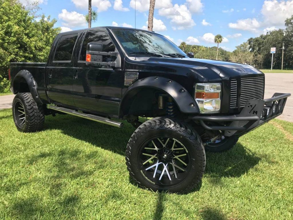 nicely modified 2008 Ford F 250 FX4 crew cab