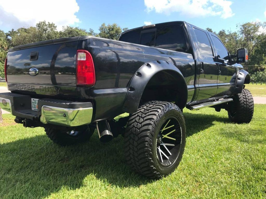 nicely modified 2008 Ford F 250 FX4 crew cab