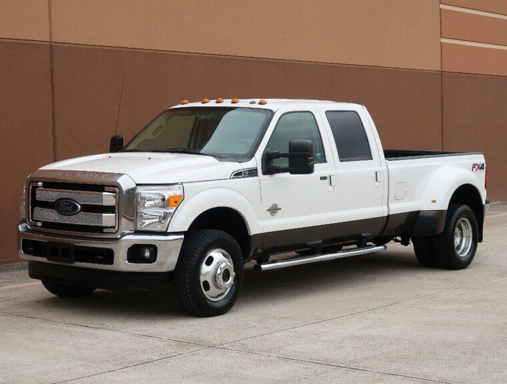 nice and clean 2012 Ford F 350 Lariat crew cab