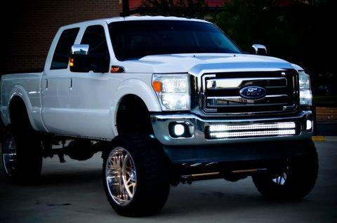 well customized 2011 Ford F 250 Superduty Diesel crew cab for sale