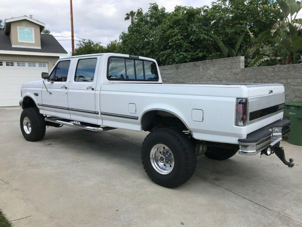 well maintained 1996 Ford F 350 XLT crew cab