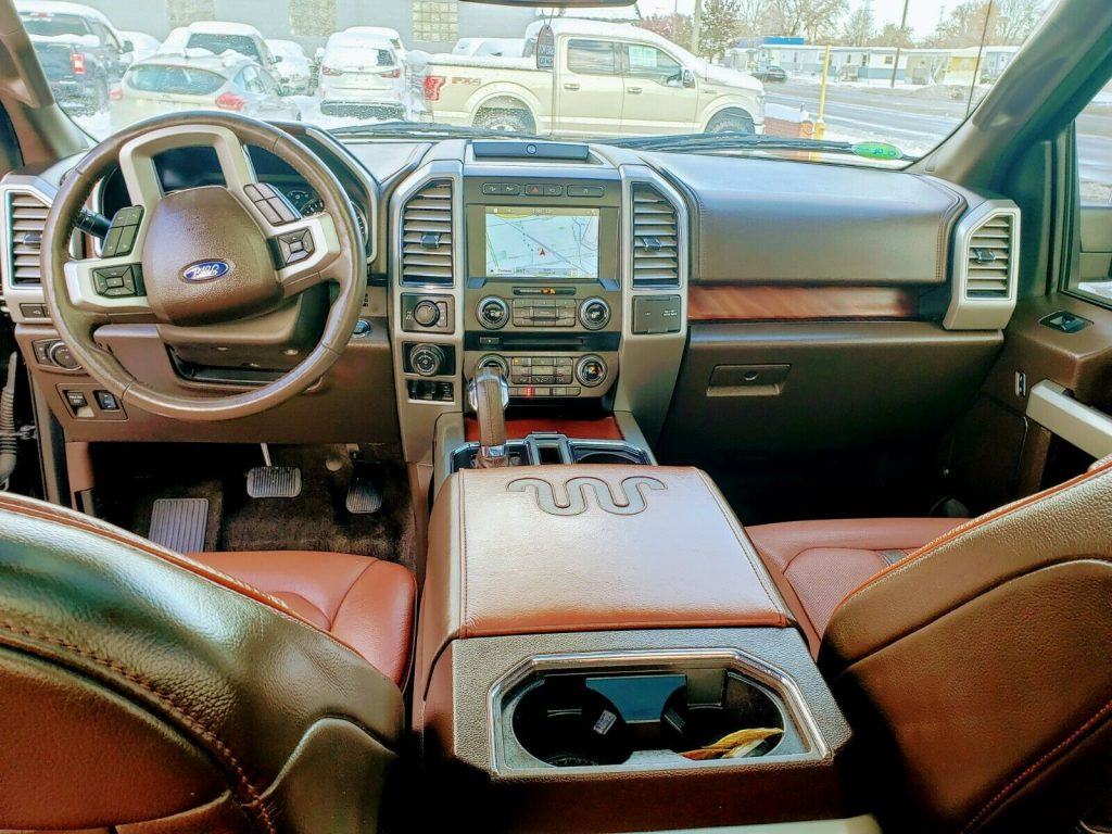 fully loaded 2018 Ford F 150 King Ranch pickup crew cab