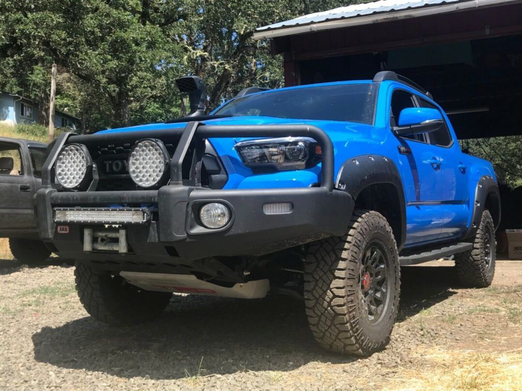 well modified 2019 Toyota Tacoma TRD Pro crew cab