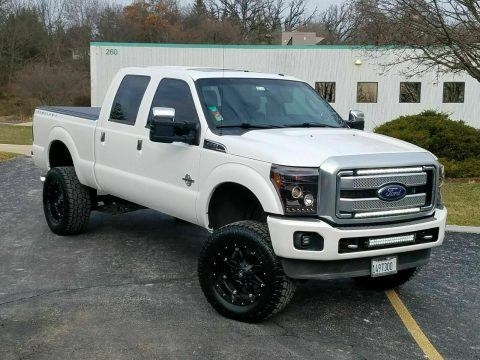 detailed 2013 Ford F 250 Platinum 4&#215;4 crew cab for sale