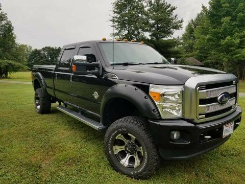 well serviced 2015 Ford F 350 Platinum crew cab for sale