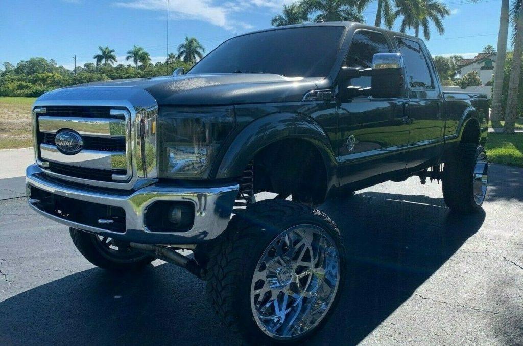 recently serviced 2016 Ford F 250 Super Duty Lariat crew cab