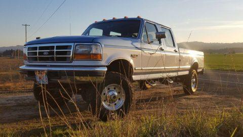 1997 Ford F-350 XLT crew cab [runs as good as it looks] for sale