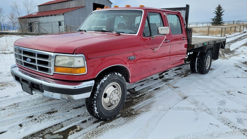 1994 Ford F-350 XLT crew cab [very solid old classic]
