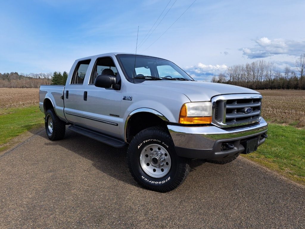 1999 Ford F-350 Crew Cab 4×4 Short Box [well maintained grandpa truck]